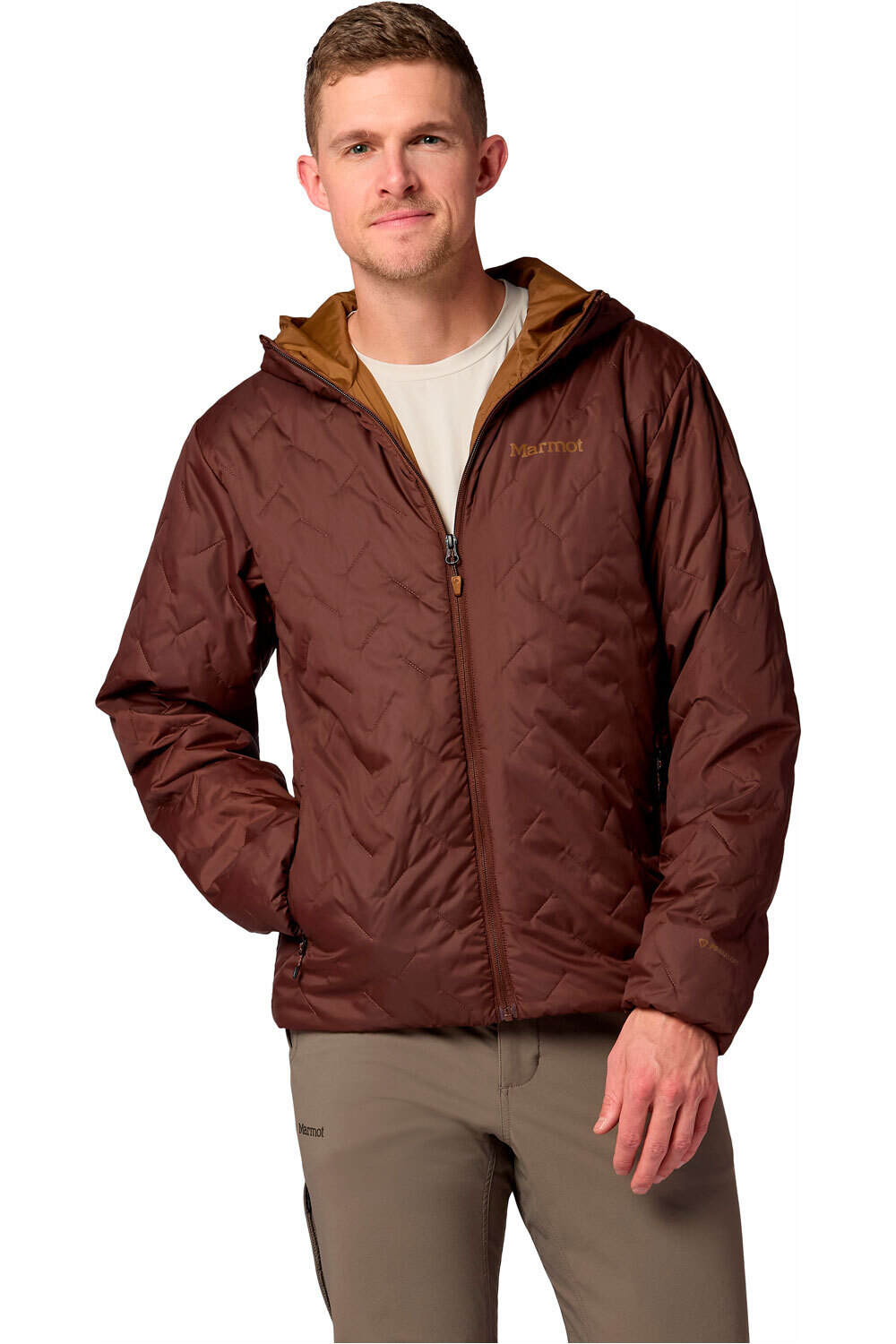 Marmot chaqueta outdoor hombre MonoQuilt Hoody vista frontal
