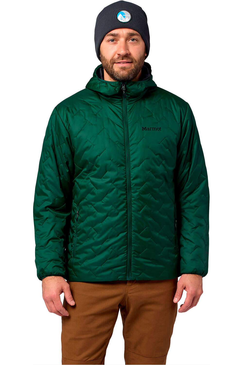 Marmot chaqueta outdoor hombre MonoQuilt Hoody vista frontal