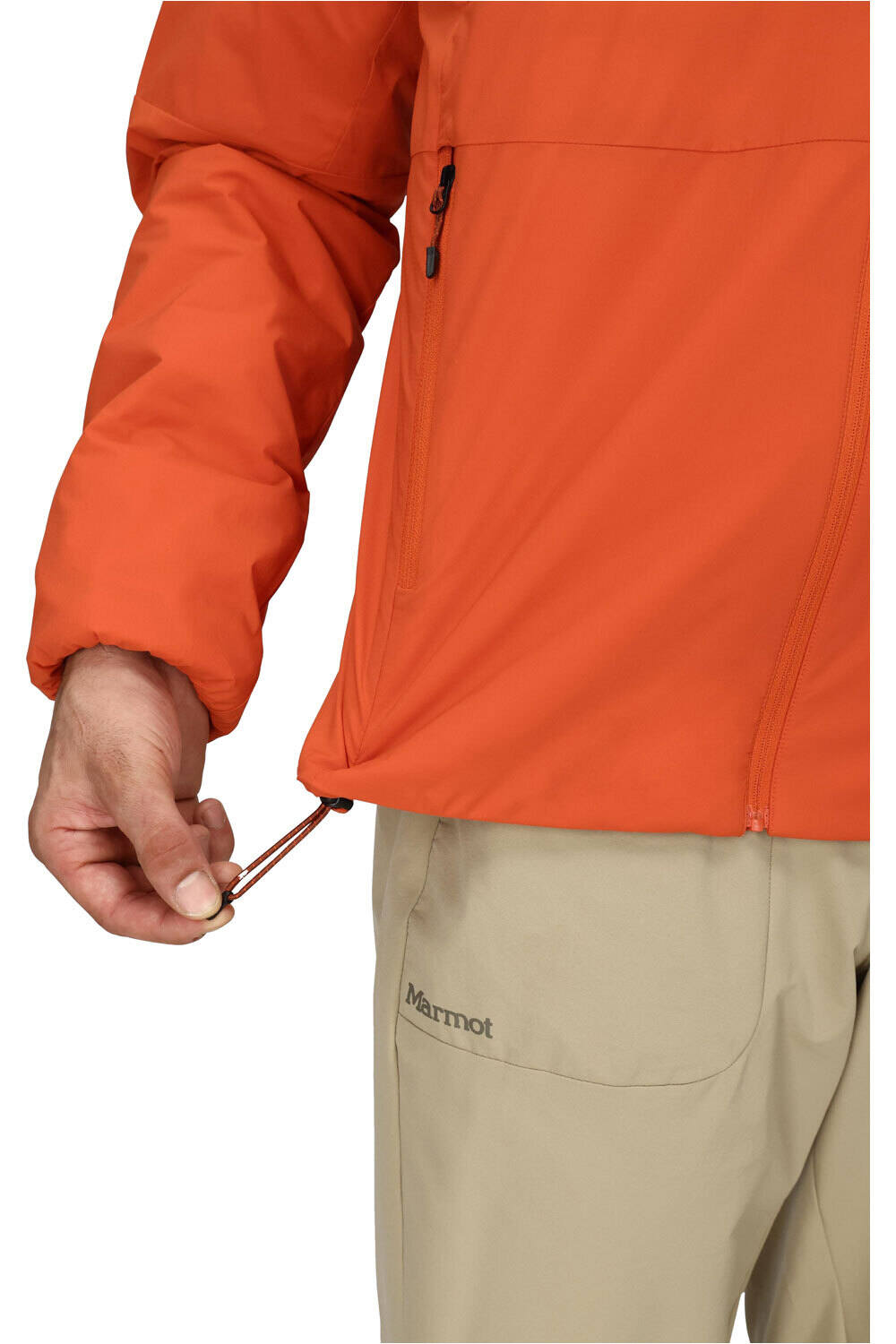Marmot chaqueta outdoor hombre Novus LT Hoody vista detalle