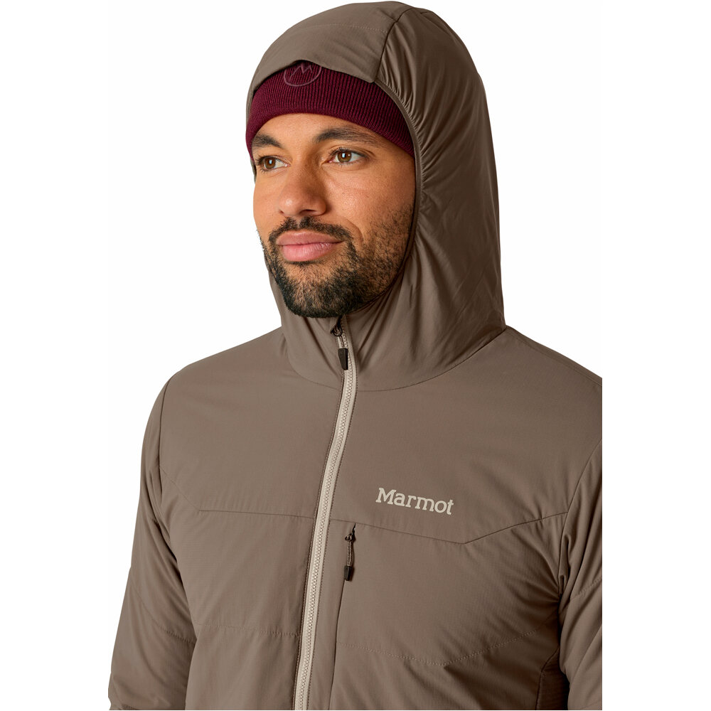 Marmot chaqueta outdoor hombre Revlo Hybrid Hoody vista detalle