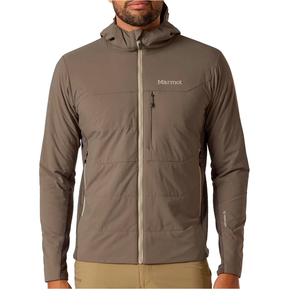 Marmot chaqueta outdoor hombre Revlo Hybrid Hoody vista frontal