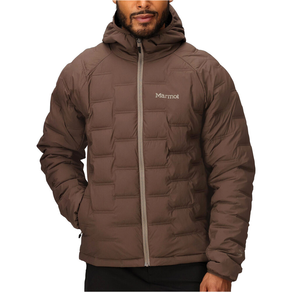 Marmot chaqueta outdoor hombre WarmCube Active Novus Hoody vista frontal