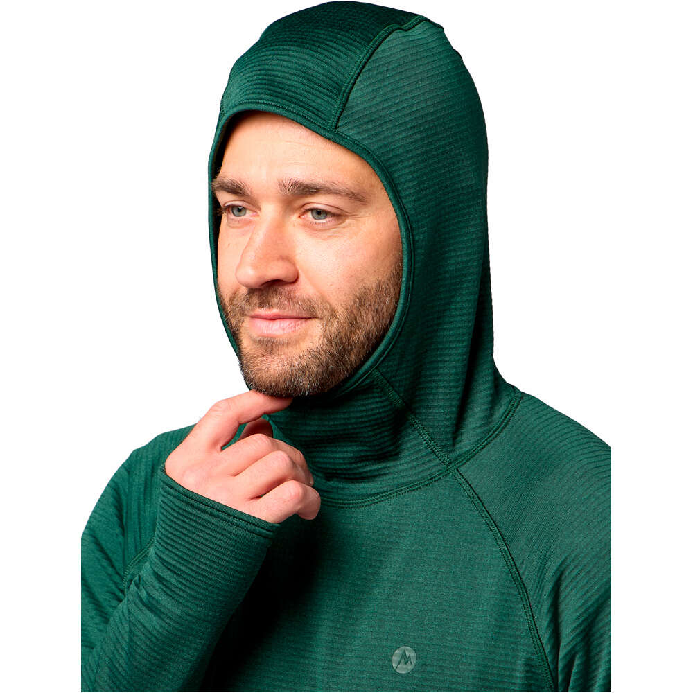 Marmot chaqueta softshell hombre Dias Ridge Hoody vista detalle