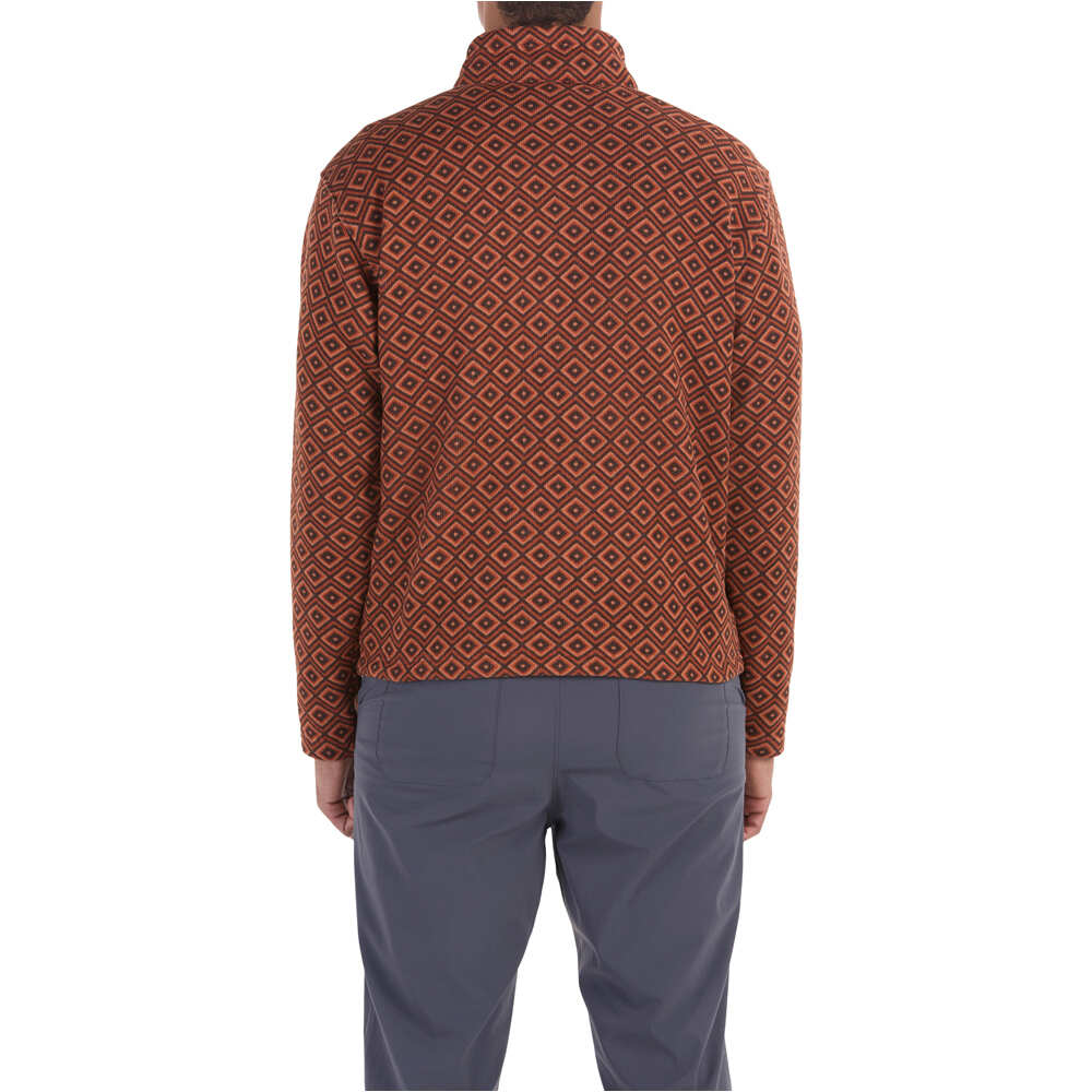 Marmot forro polar hombre Heavyweight Drop Line Printed 1/2 Zip vista trasera