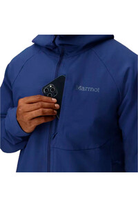 Marmot forro polar hombre Pinnacle DriClime Hoody vista detalle