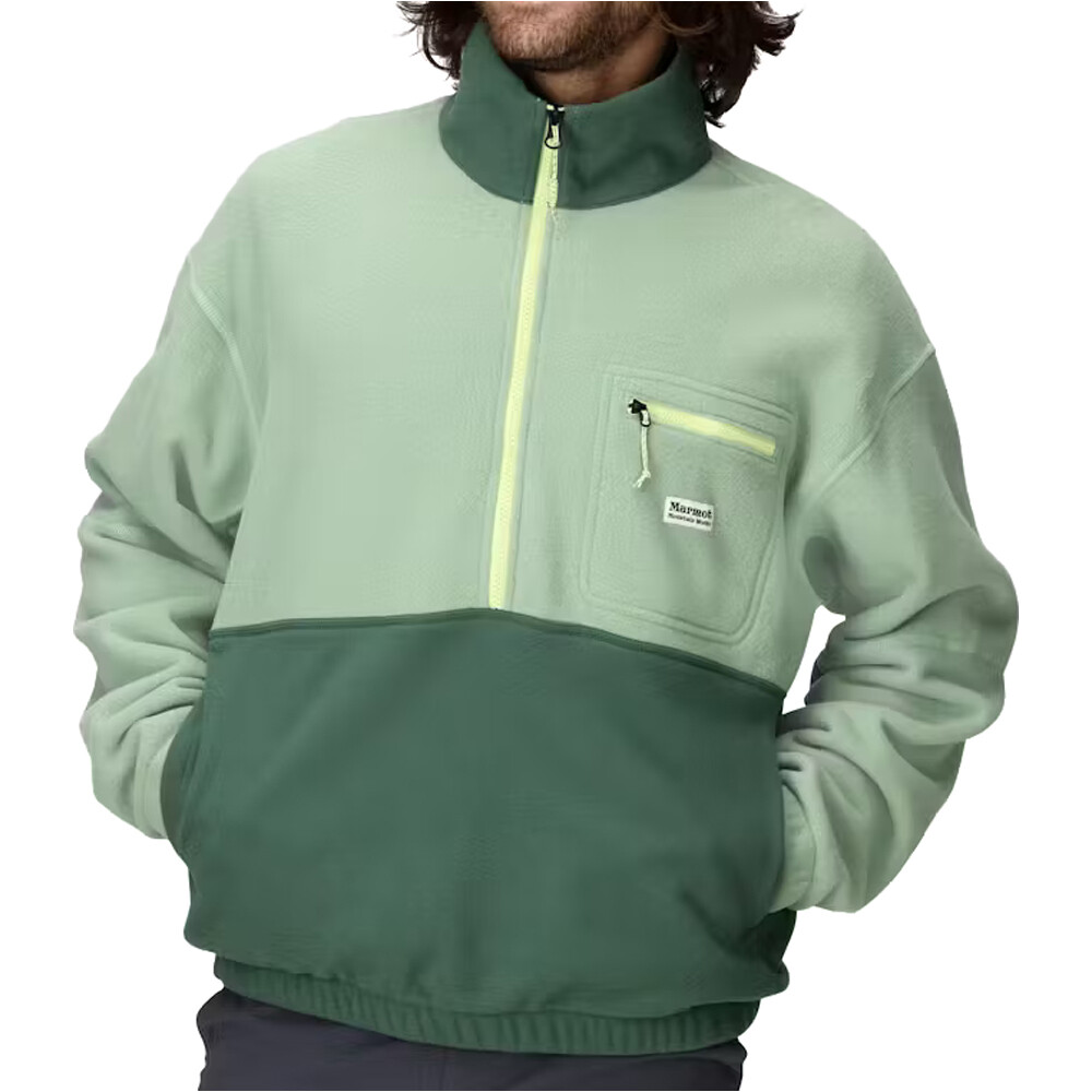Marmot forro polar hombre Retro Rocklin 1/2 Zip vista frontal