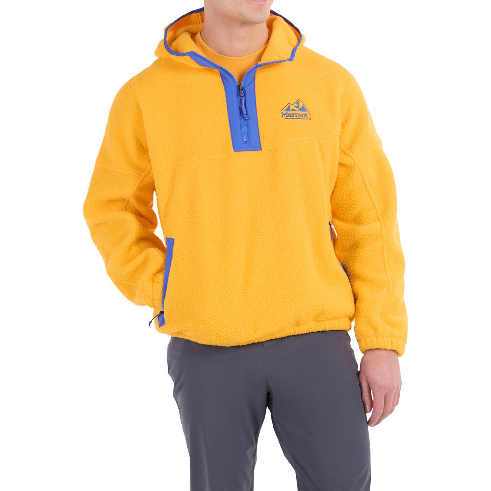 Marmot forro polar hombre Super Aros Fleece Hoodie vista frontal