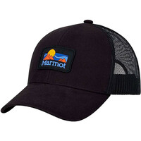 Marmot gorros montaña Retro Trucker Hat vista frontal