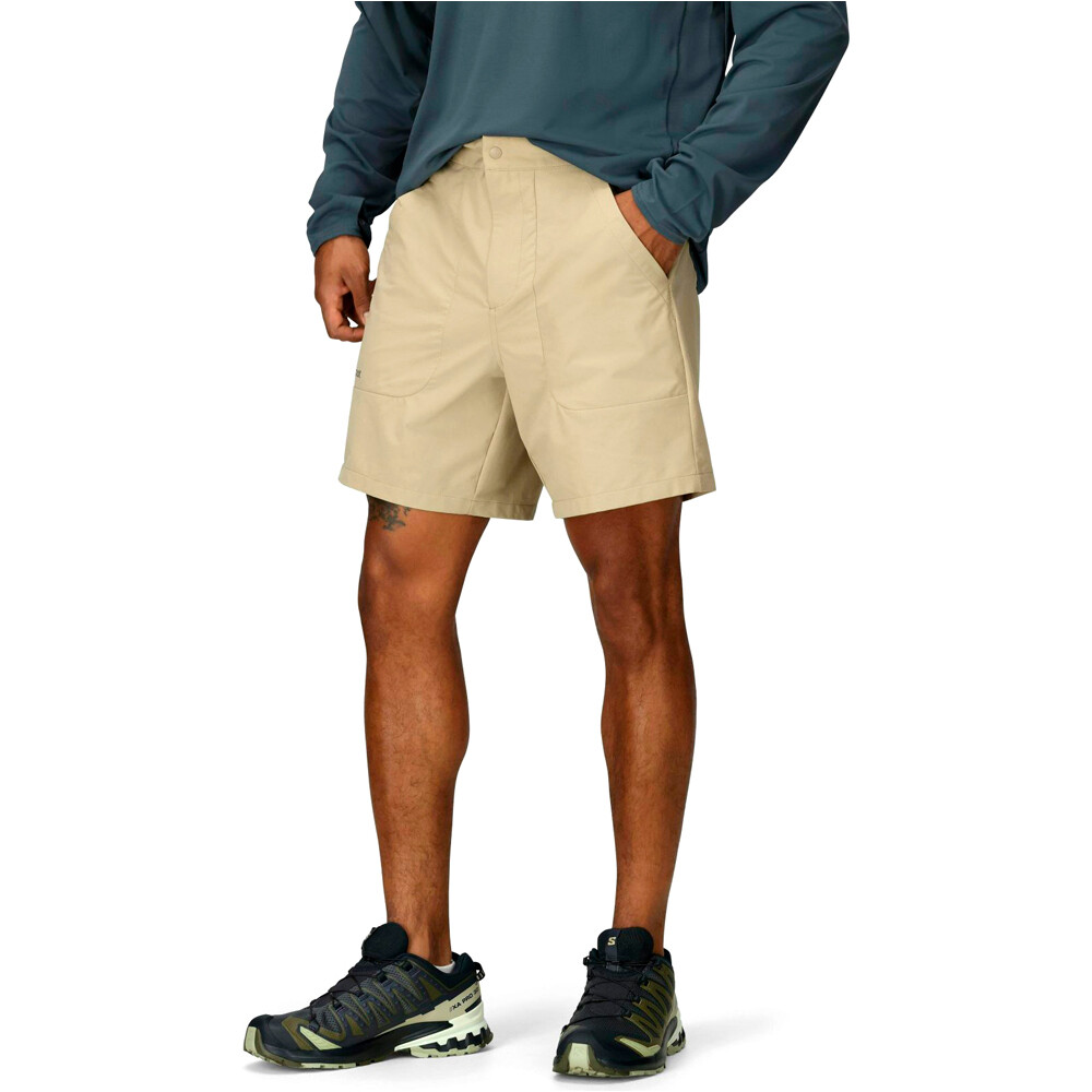 Marmot pantalón corto montaña hombre AirExchange SolarShield Short 7 vista frontal