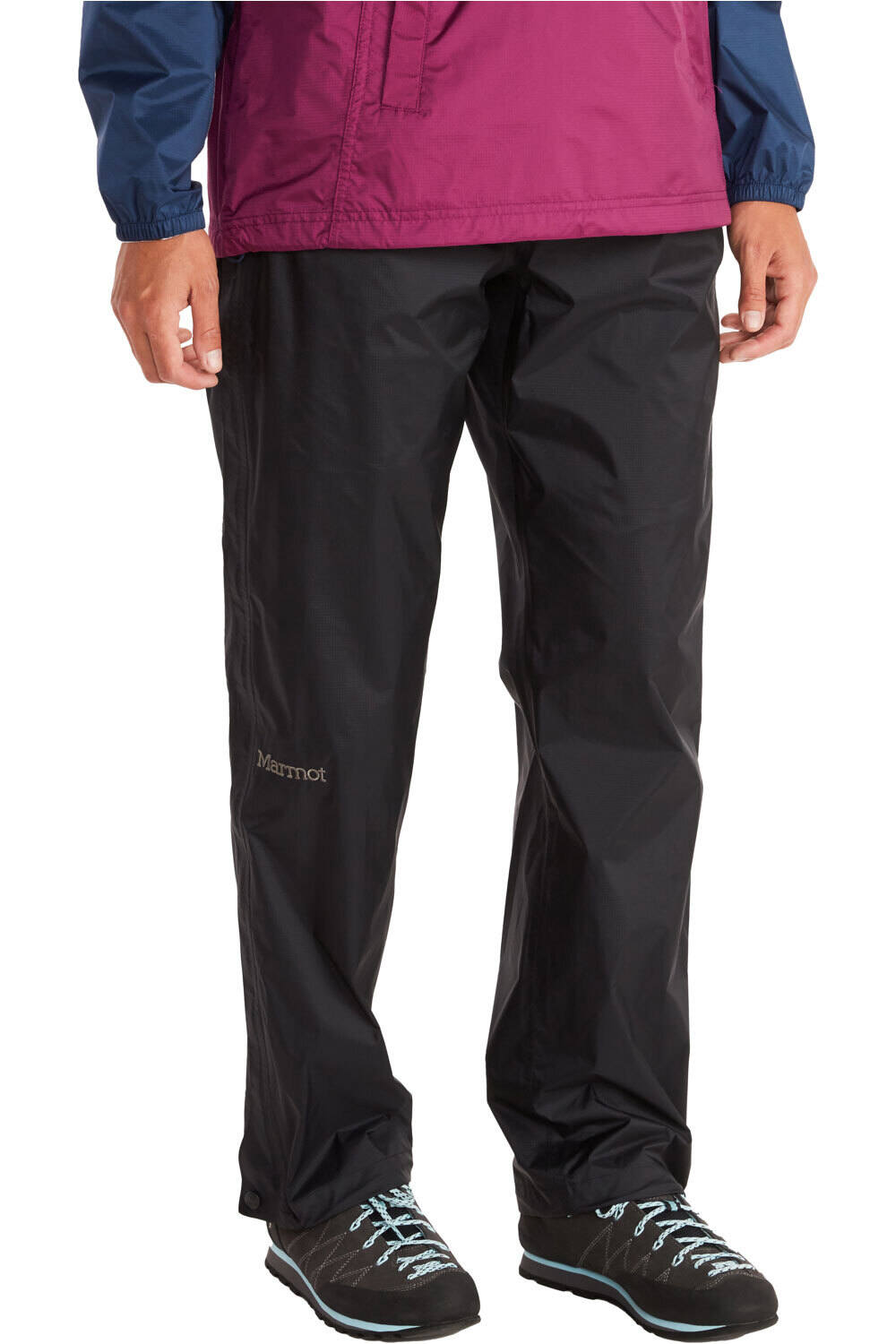 Marmot pantalón impermeable mujer Wm's PreCip Eco Full Zip Pant vista trasera