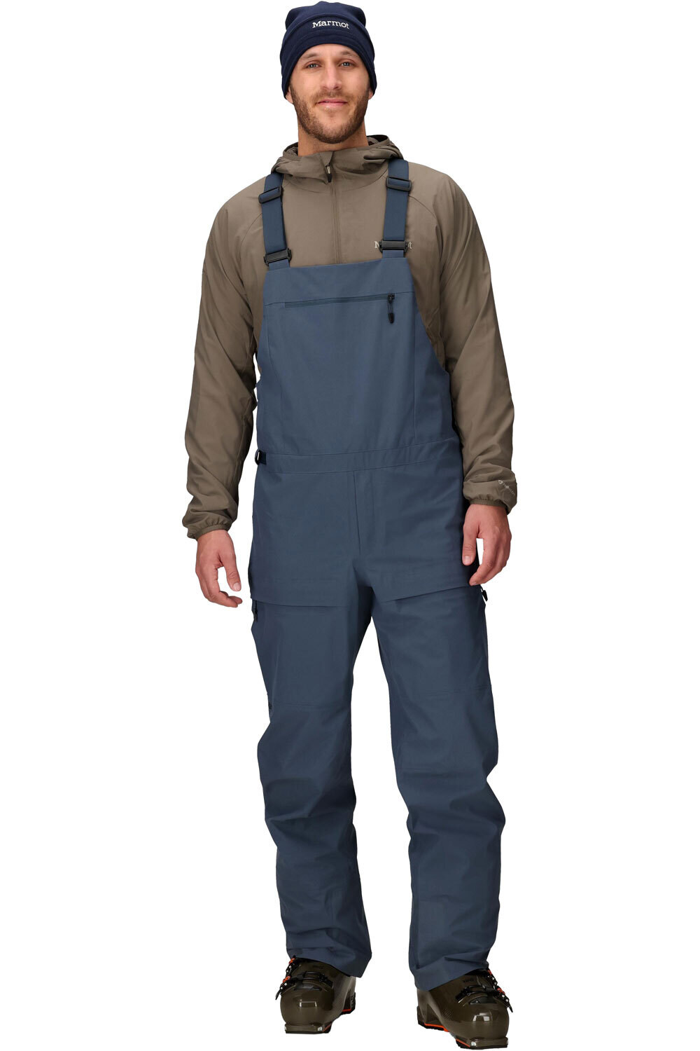 Marmot pantalones esquí hombre Orion GORE-TEX Bib vista frontal