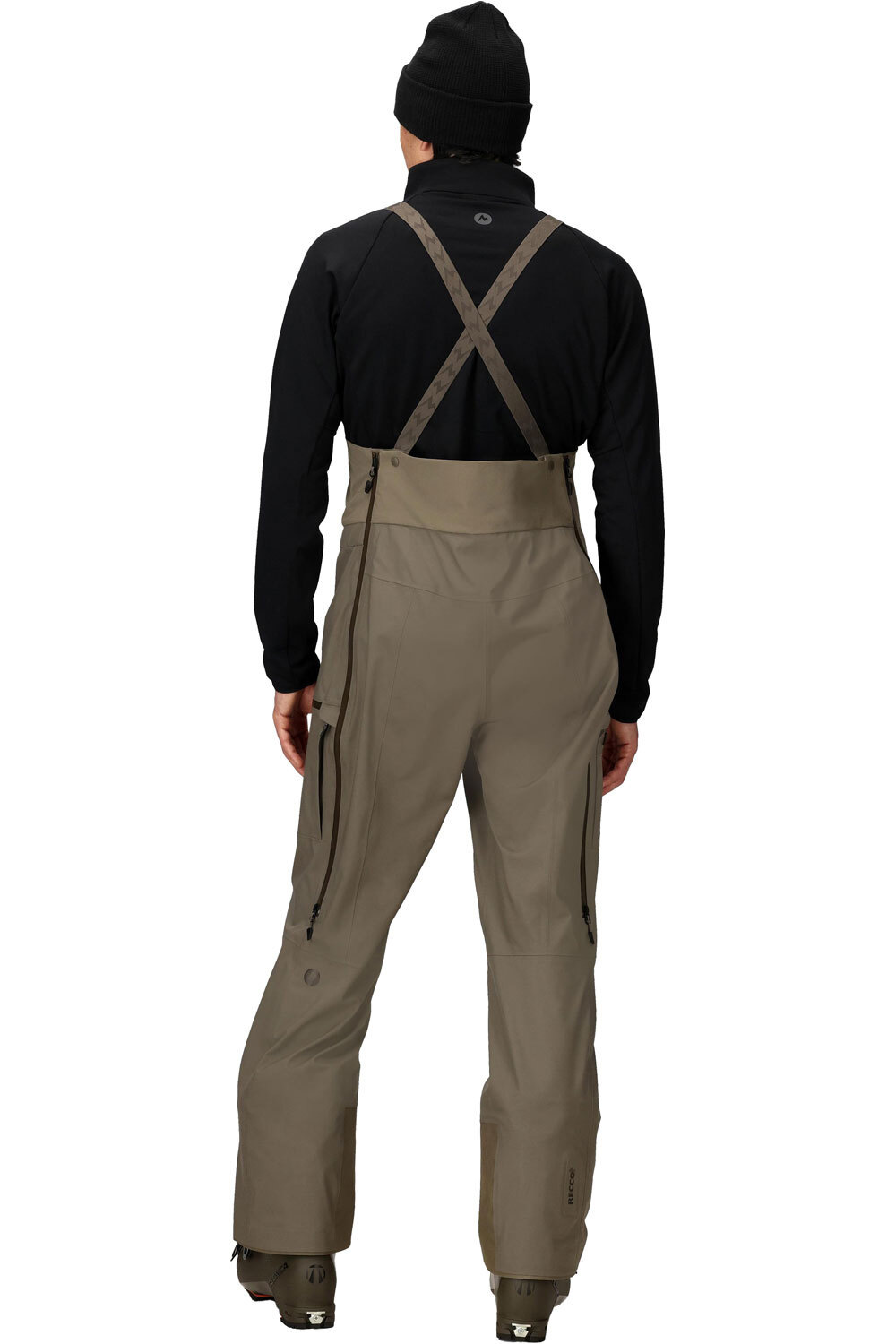 Marmot pantalones esquí hombre Solitude UL Bio 1/4 Bib vista trasera