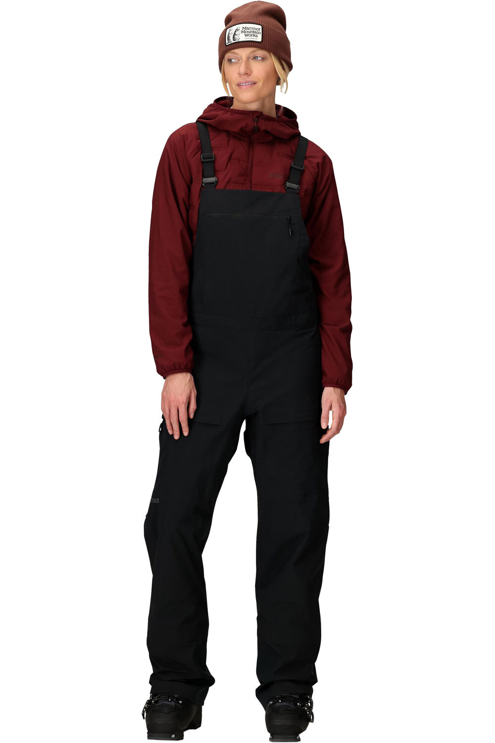 Marmot pantalones esquí mujer Wm's Orion GORE-TEX BIB vista frontal