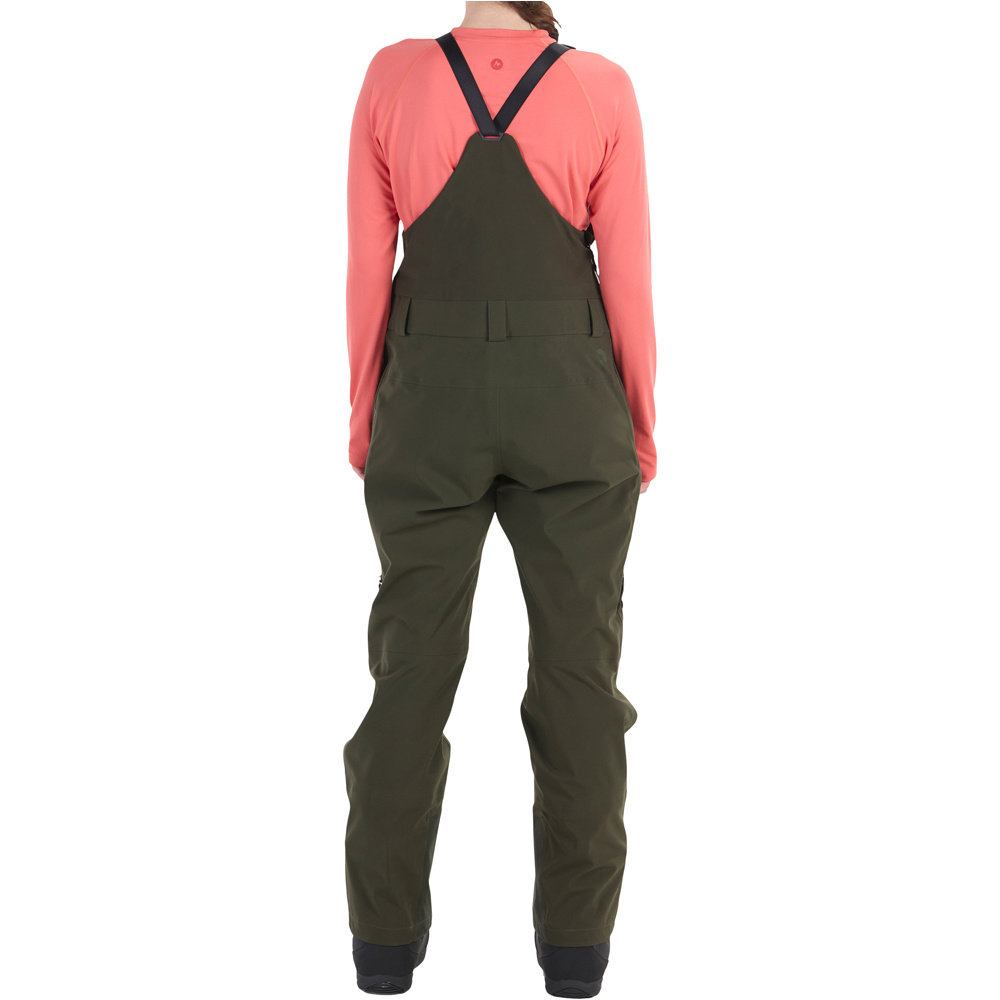 Marmot pantalones esquí mujer Wm's Refuge Pro Bib vista trasera
