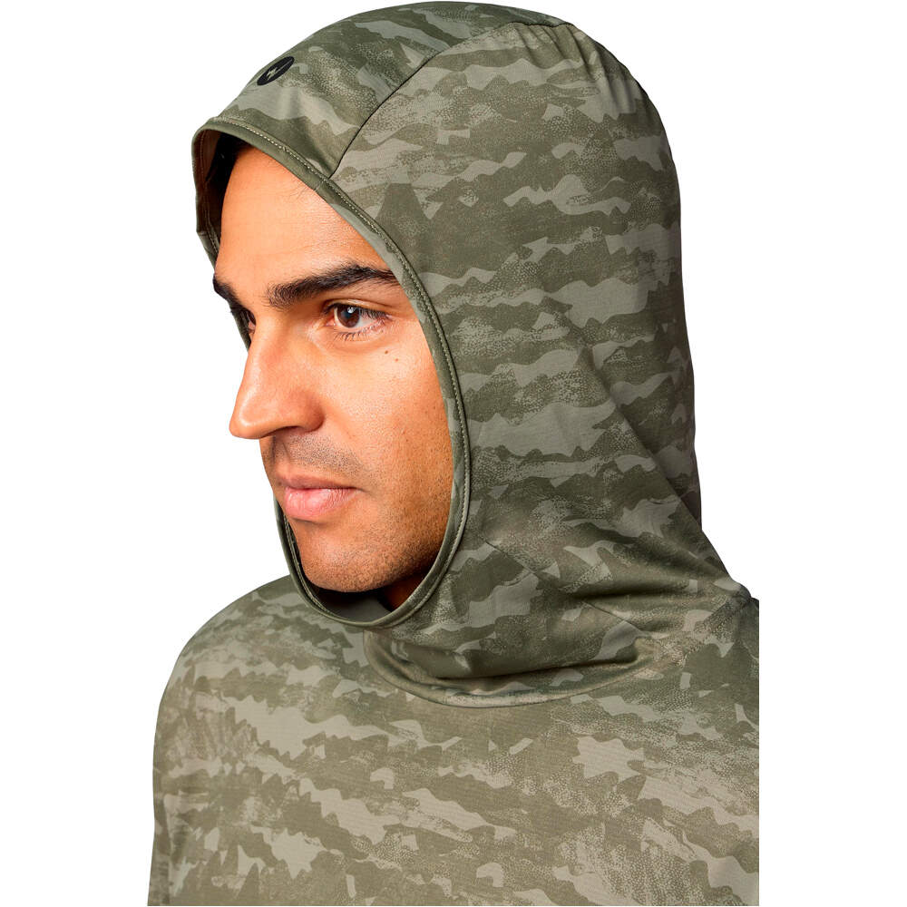 Marmot Sudaderas Montaña Hombre AirExchange UPF 50 Hoody vista detalle