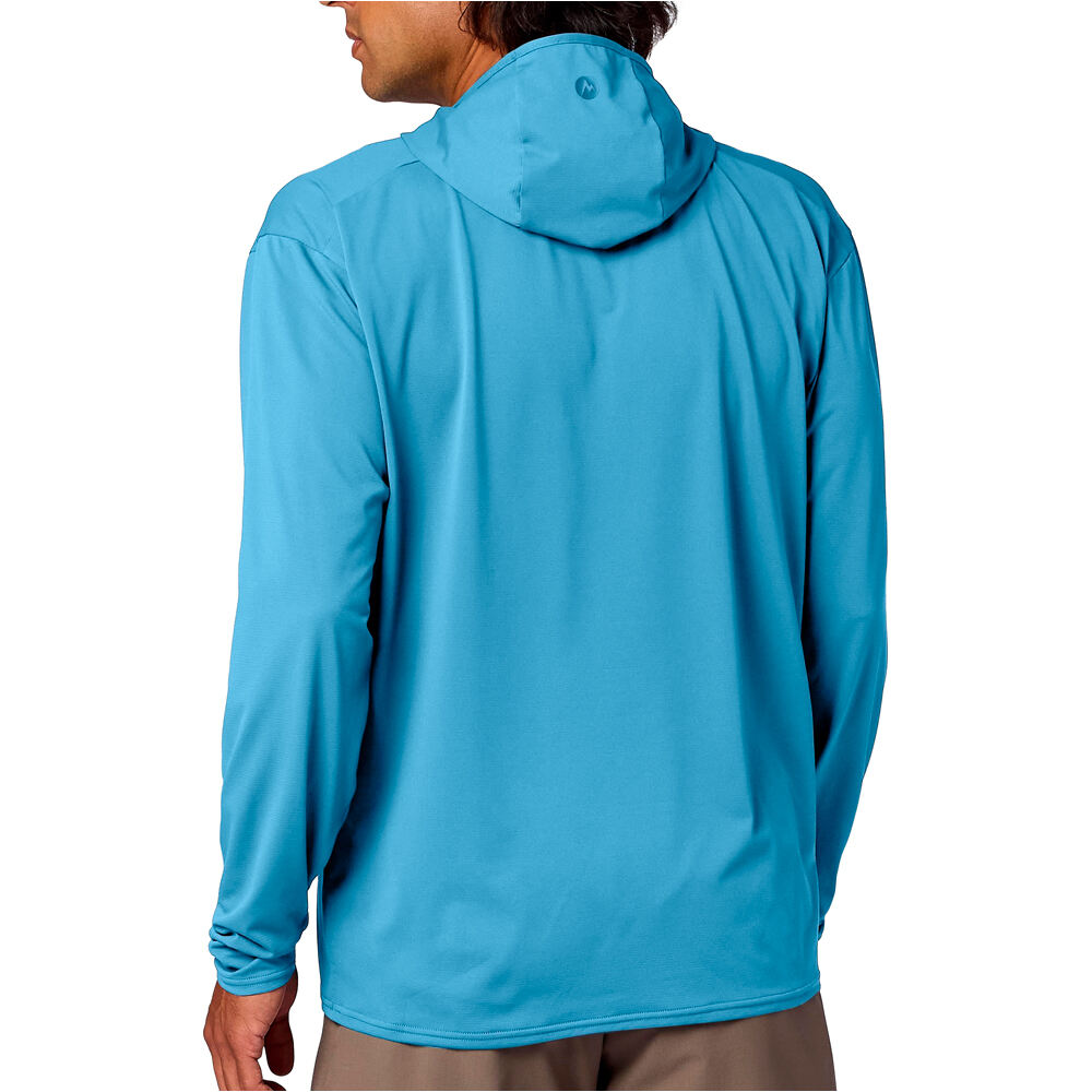 Marmot Sudaderas Montaña Hombre AirExchange UPF 50 Hoody vista trasera
