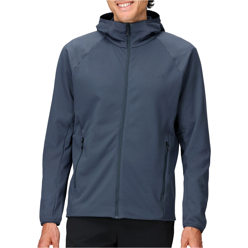 Marmot Sudaderas Montaña Hombre Leconte Full Zip Hoody vista frontal