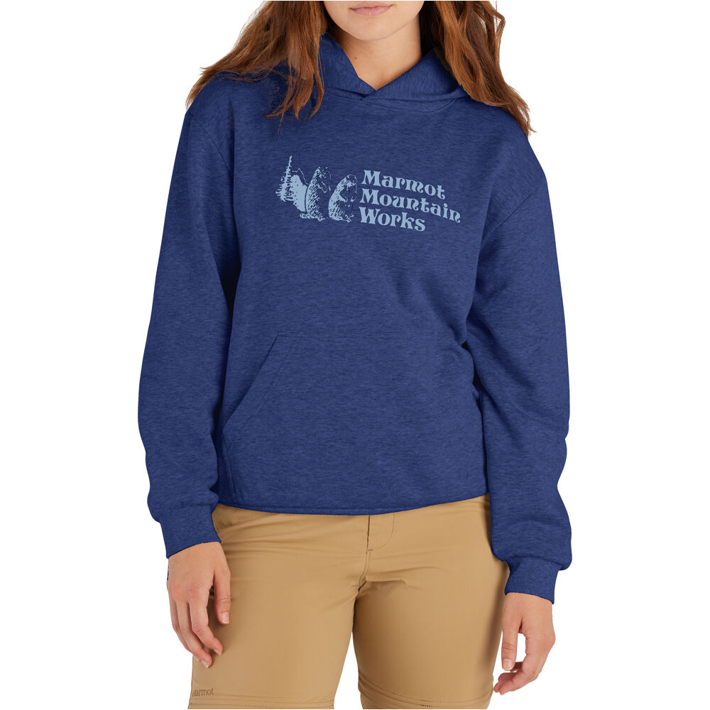 Marmot Sudaderas Montaña Mujer Wm's MMW Hoody vista frontal