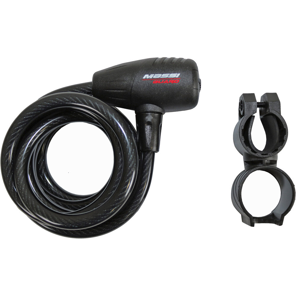 Massi candado bicicleta FOX 10X1800MM vista frontal