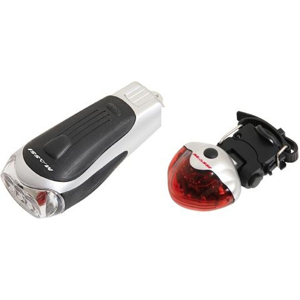 Massi equipos eléctricos bicicleta KIT FAROS MASSI FENIX(DELANTERO+TRASERO) vista frontal