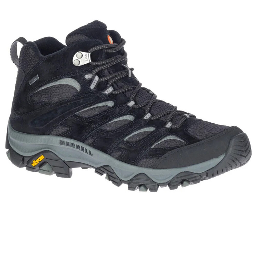 Merrell bota trekking hombre MOAB 3 MID GTX - BLACK/GREY lateral interior