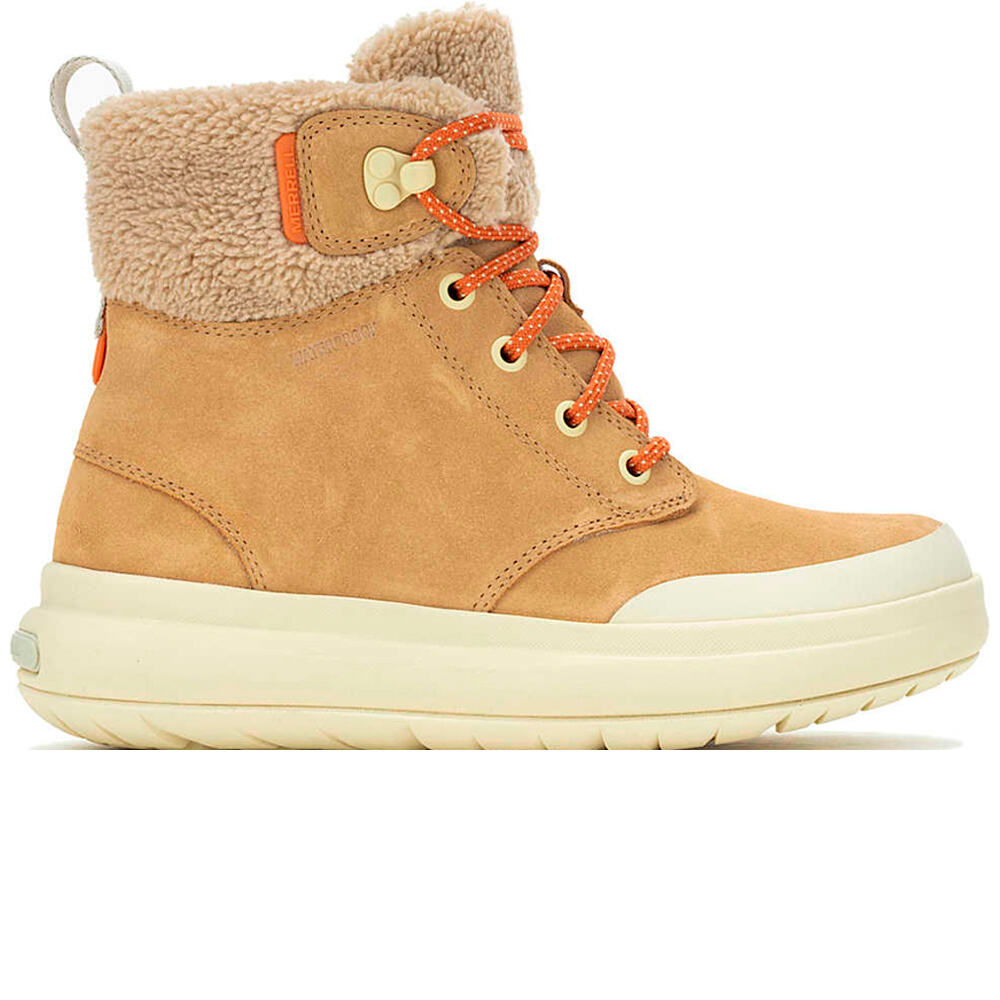 Merrell bota trekking mujer MARQUETTE THERMO LACE WP lateral exterior