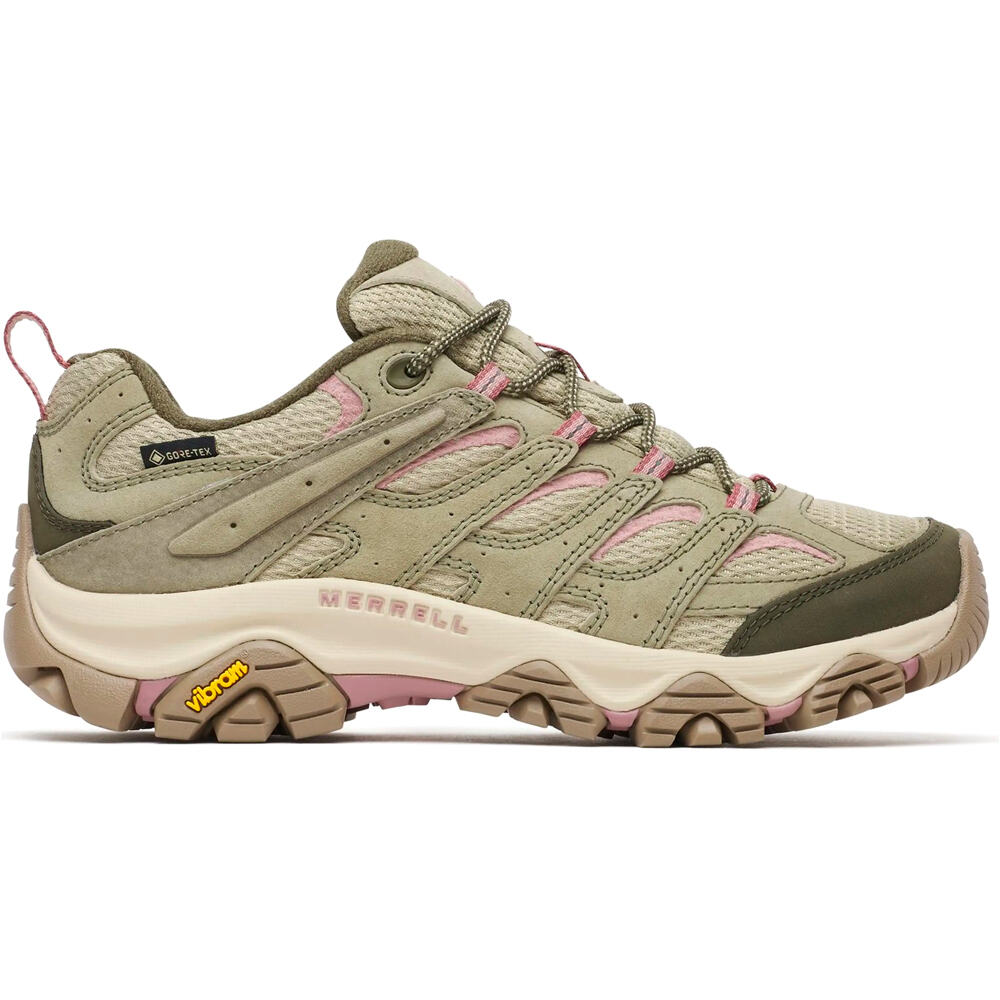 Merrell zapatilla trekking mujer MOAB 3 GTX lateral exterior