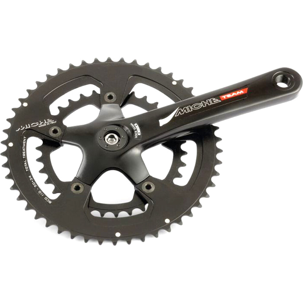 Miche bielas carretera BIELAS TEAM CPT 170mm BCD110 34x50 9-10V vista frontal