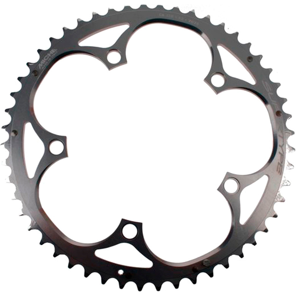 Miche platos bicicleta carretra PLATO CTRASUPERTYP 9/10V.5BR.135CAMP.52D vista frontal