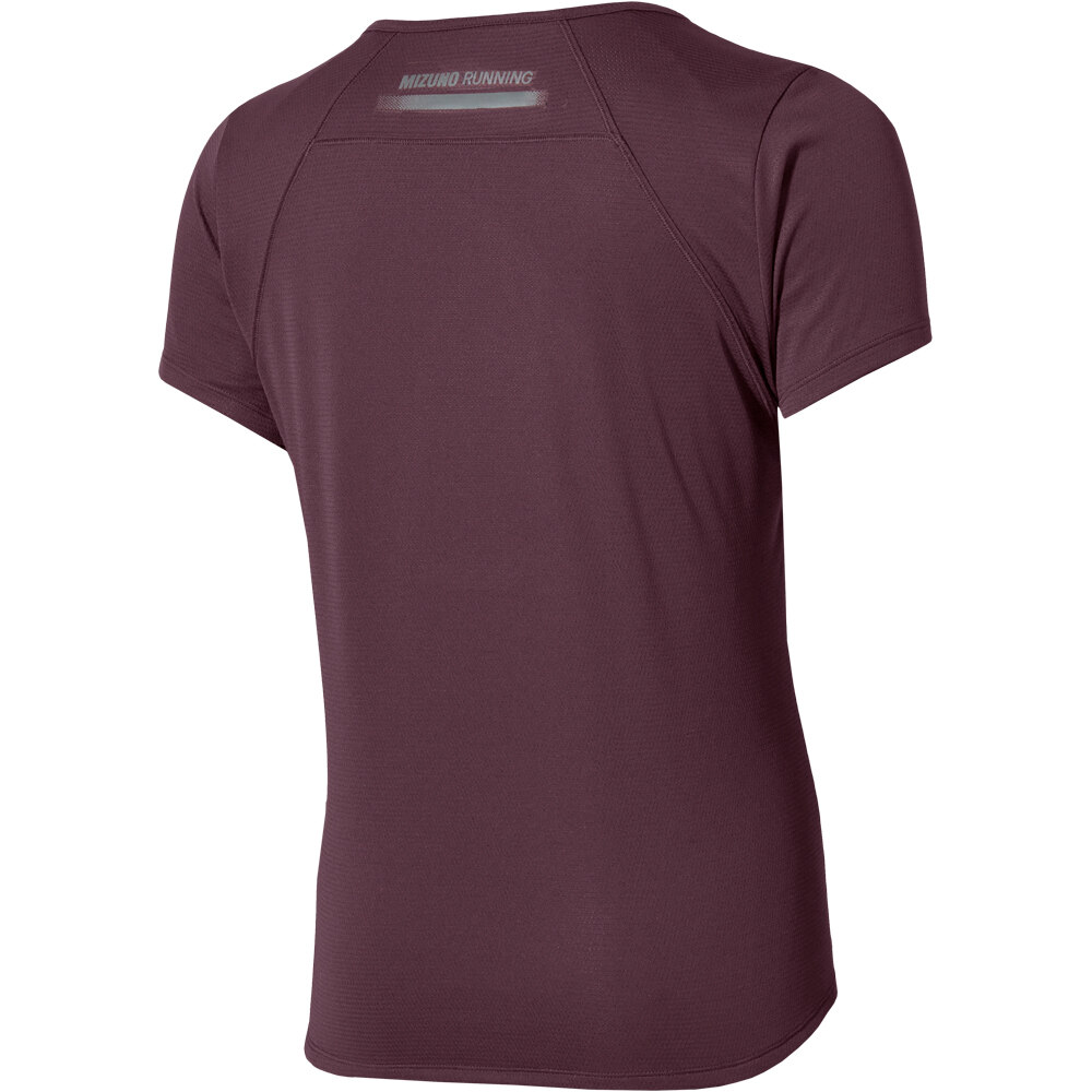Mizuno camiseta entrenamiento manga corta mujer Active DAW SS Tee(W) vista trasera