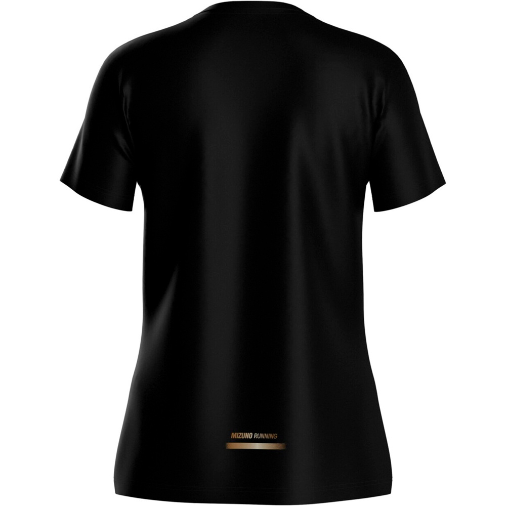 Mizuno camiseta entrenamiento manga corta mujer Active DryAeroFlow Graphic Short Sleeve Tee vista trasera