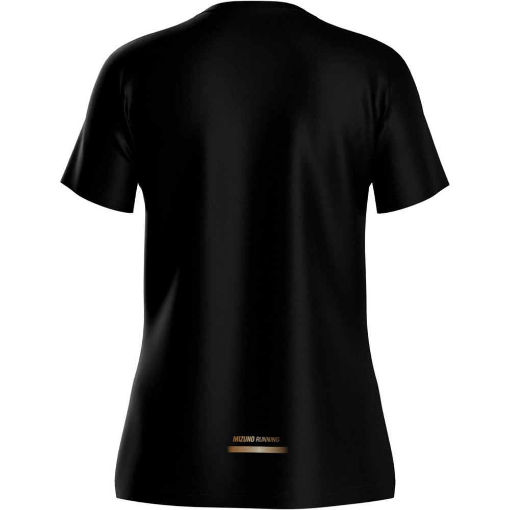 Mizuno camiseta entrenamiento manga corta mujer Active DryAeroFlow Graphic Short Sleeve Tee vista trasera