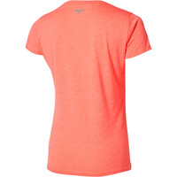 Mizuno camiseta entrenamiento manga corta mujer Core Impulse SS Tee(W) vista trasera