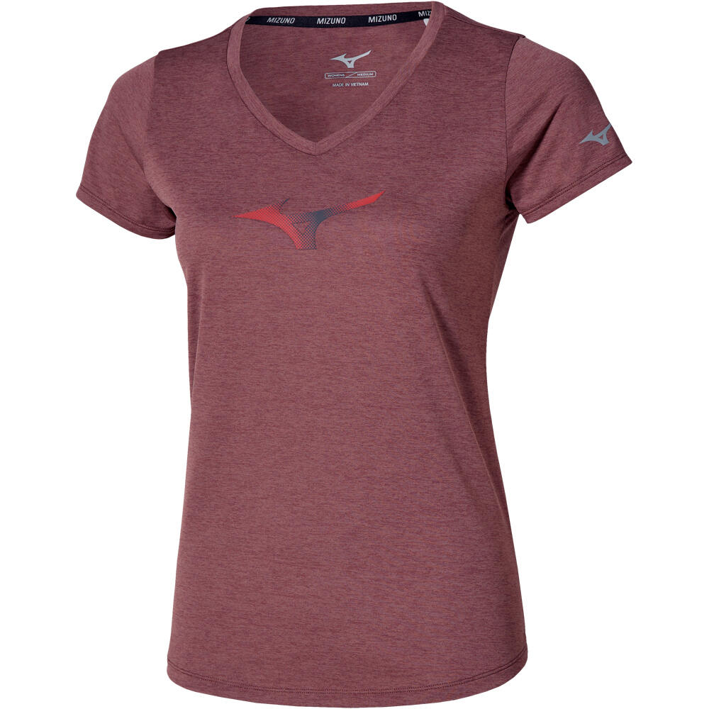Mizuno camiseta entrenamiento manga corta mujer Core RB SS Tee(W) vista frontal