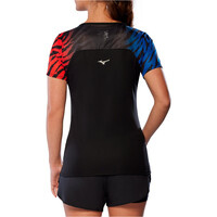 Mizuno camiseta entrenamiento manga corta mujer DryAeroFlow Graphic Tee(W) vista trasera