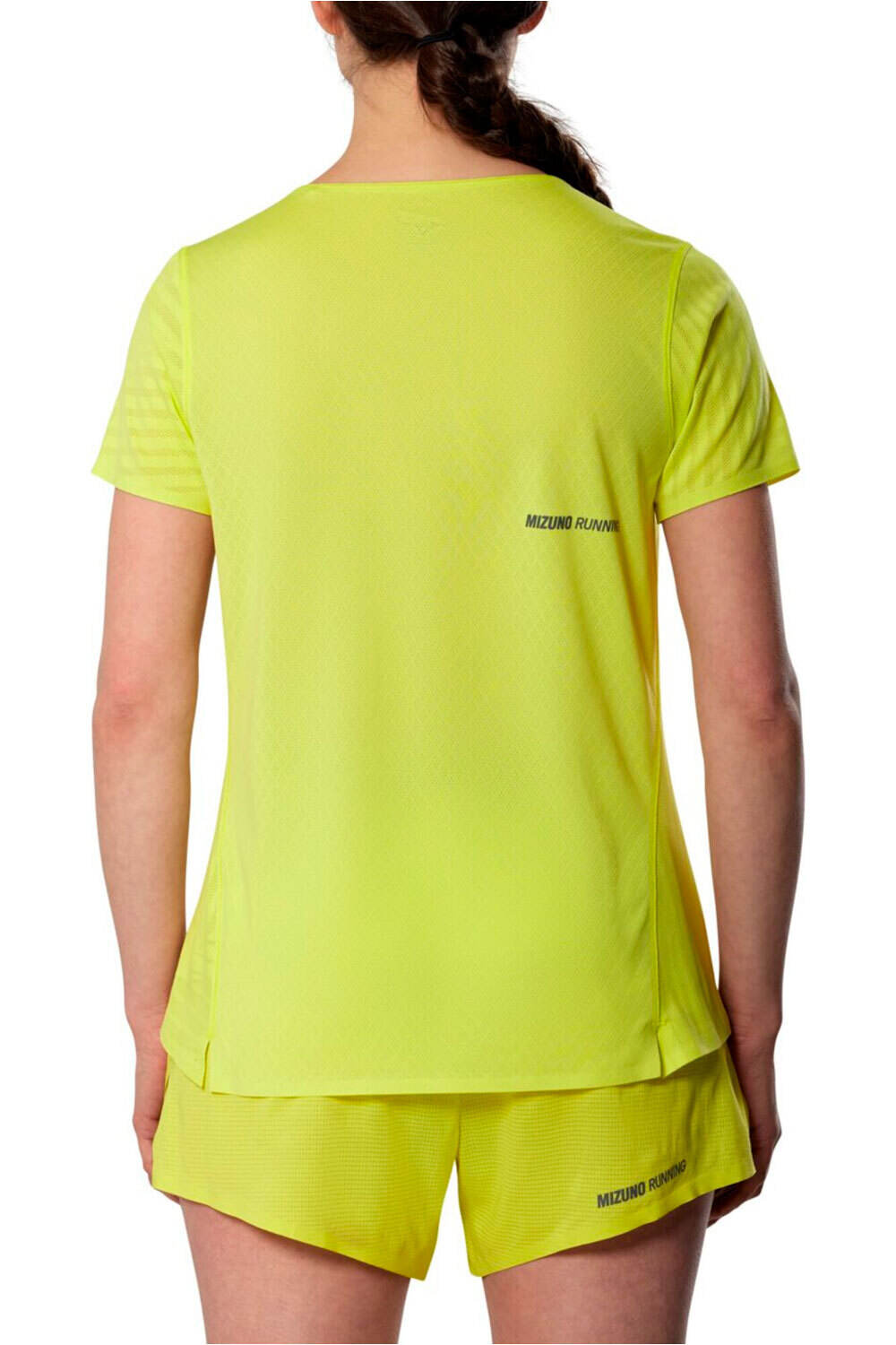 Mizuno camiseta entrenamiento manga corta mujer Tech Light Short Sleeve Tee vista trasera