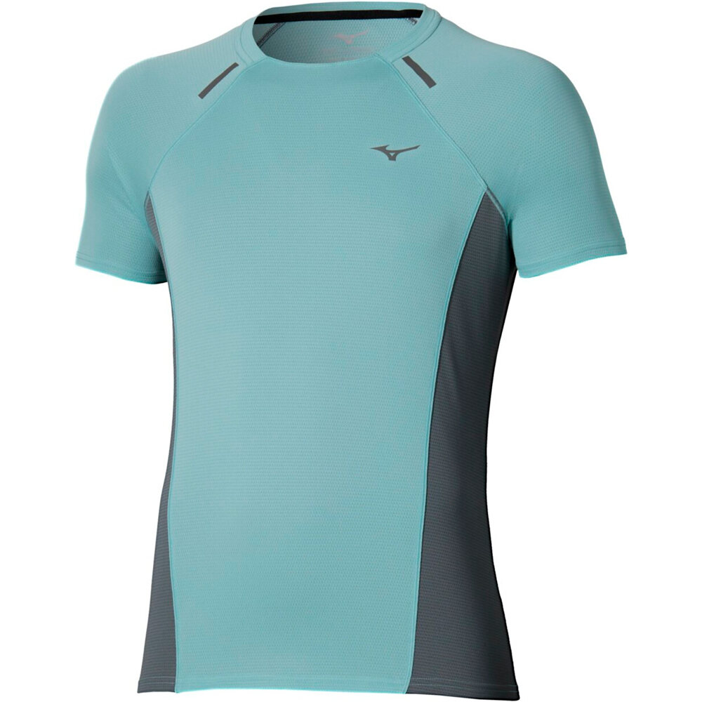 Mizuno camiseta entrenamiento tirantes hombre Active DryAeroFlow Short Sleeve Tee vista frontal
