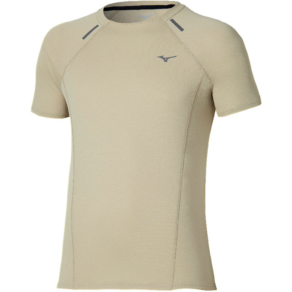 Mizuno camiseta entrenamiento tirantes hombre Active DryAeroFlow Short Sleeve Tee vista frontal