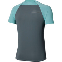 Mizuno camiseta entrenamiento tirantes hombre Active DryAeroFlow Short Sleeve Tee vista trasera