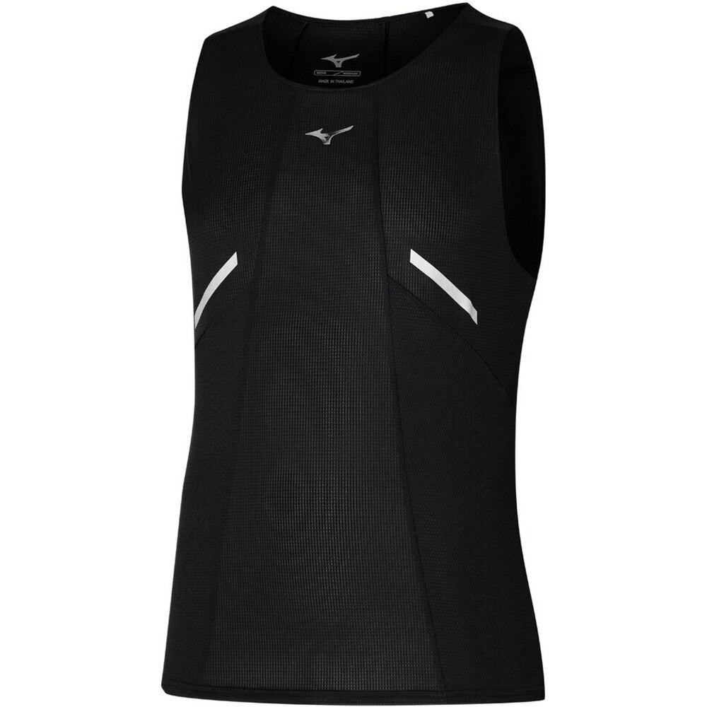 Mizuno camiseta entrenamiento tirantes hombre DryAeroFlow Tank vista frontal