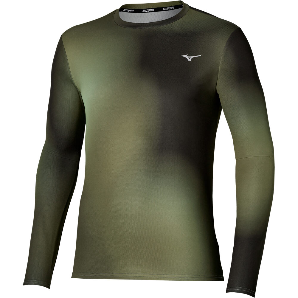 Mizuno camiseta fitness hombre Core Graphic LS Tee vista frontal