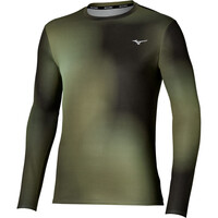 Mizuno camiseta fitness hombre Core Graphic LS Tee vista frontal