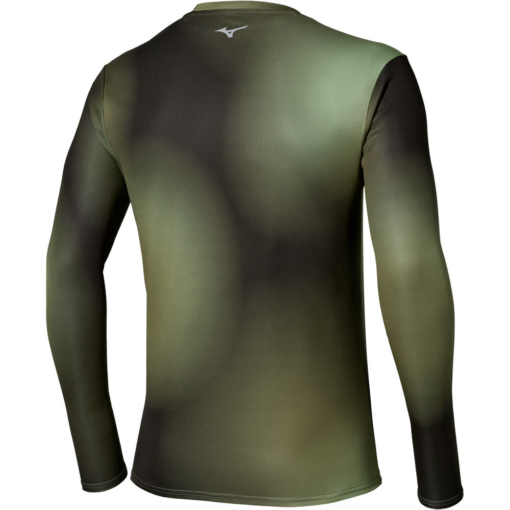 Mizuno camiseta fitness hombre Core Graphic LS Tee vista trasera
