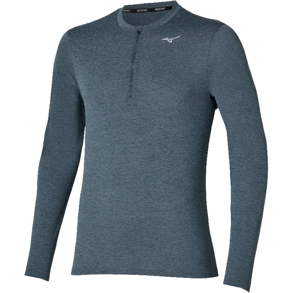 Mizuno camiseta fitness hombre Core Impulse HZ LS Tee vista frontal