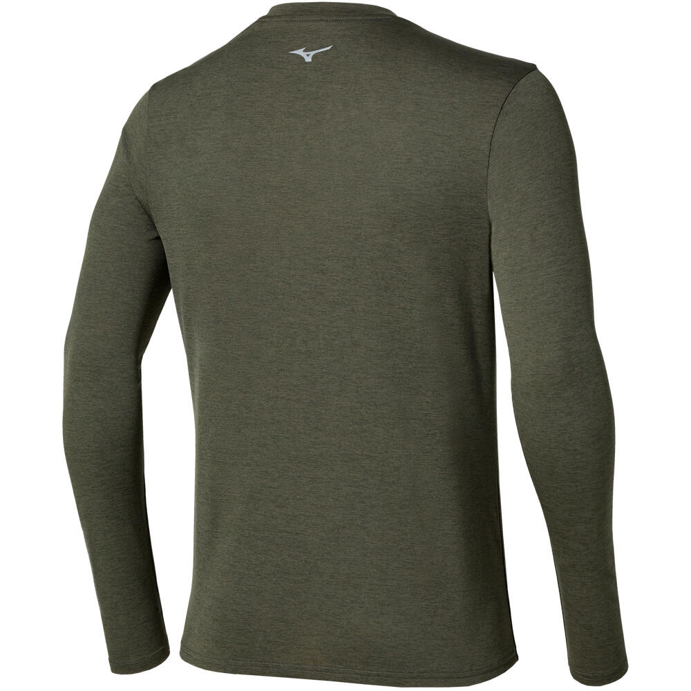 Mizuno camiseta fitness hombre Core Impulse HZ LS Tee vista trasera