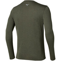 Mizuno camiseta fitness hombre Core Impulse HZ LS Tee vista trasera