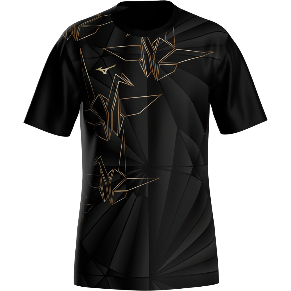 Mizuno camiseta técnica manga corta hombre Active DryAeroFlow Graphic Short Sleeve Tee vista detalle