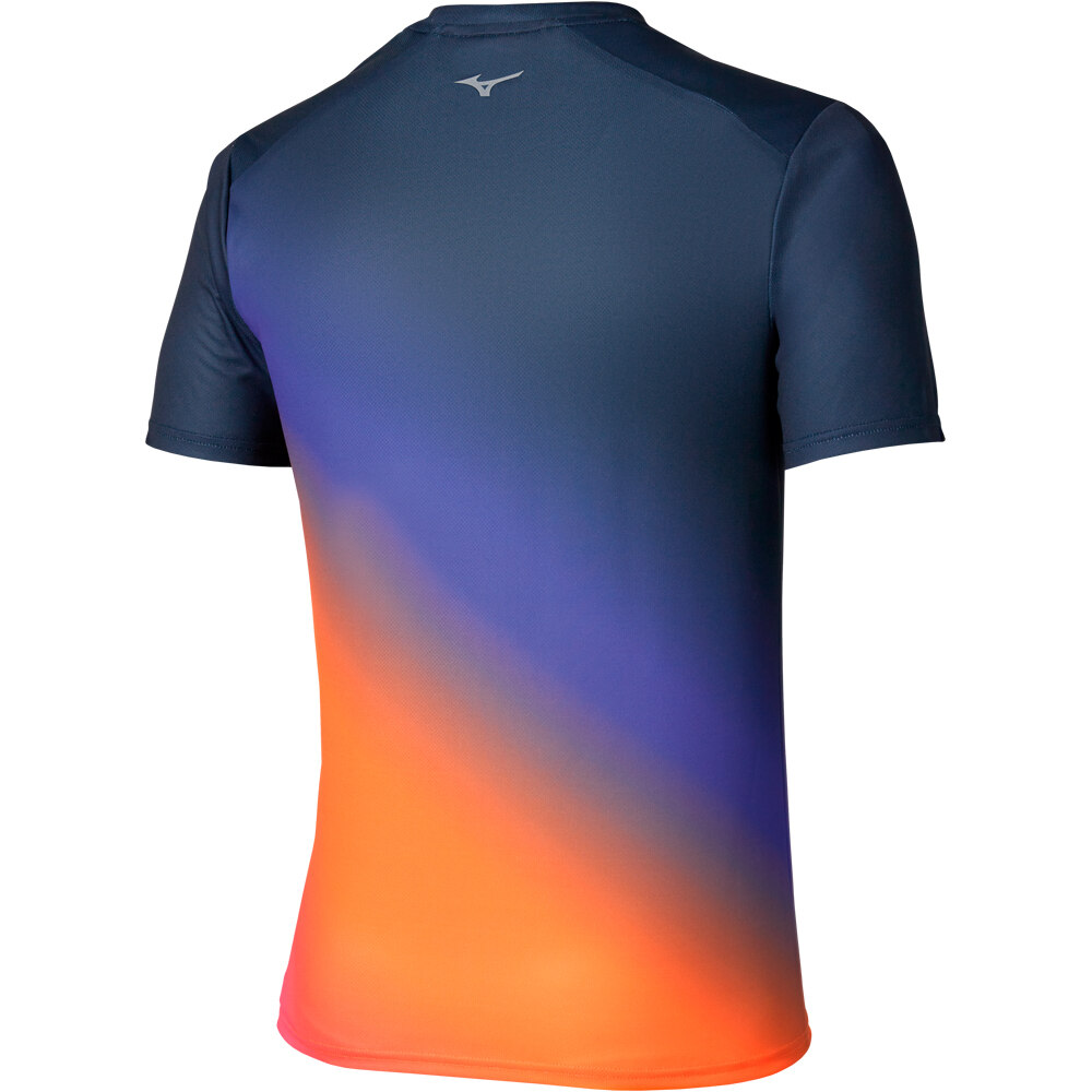 Mizuno camiseta técnica manga corta hombre Summer pack QD Tee(M) vista trasera