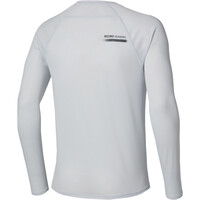 Mizuno camiseta técnica manga larga hombre Active DAW LS Tee vista trasera