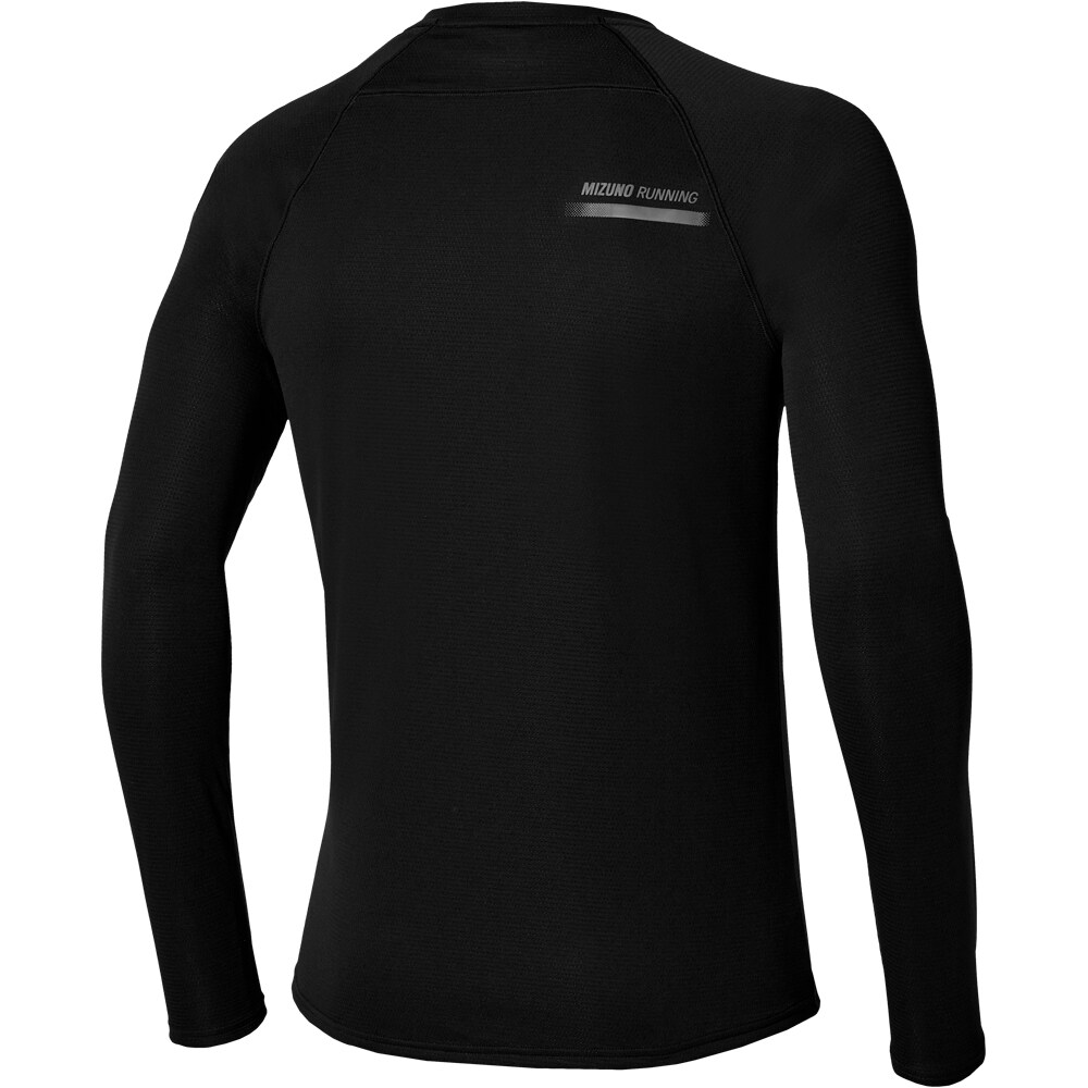 Mizuno camiseta técnica manga larga hombre Active DAW LS Tee vista trasera